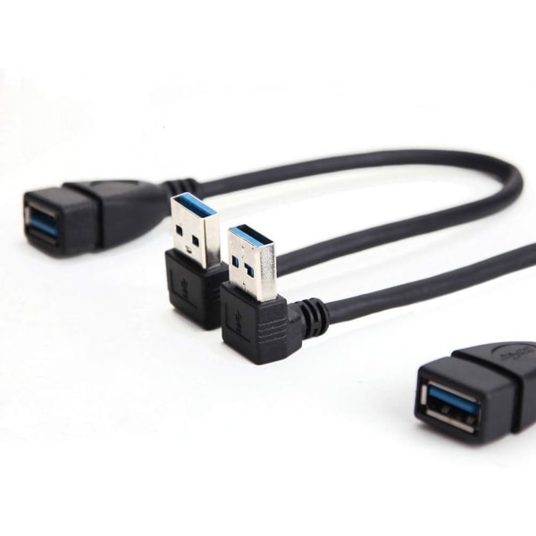 2 stk USB 3.0 hann til hun forlengelseskabel av Oxsubor