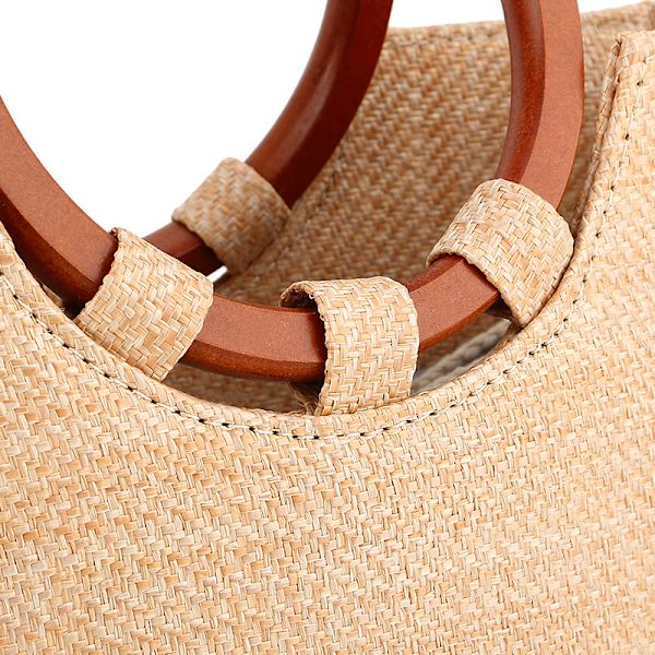 Beige shopperit, naisten pulloteline, hopeinen kierretty runko