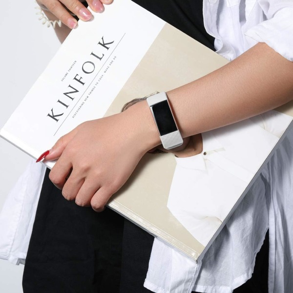 2 stk. udskiftningsremme kompatibel med Fitbit Charge 3/Fitbit C