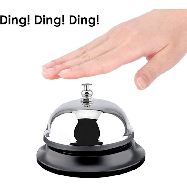 Diskret bänkringklocka