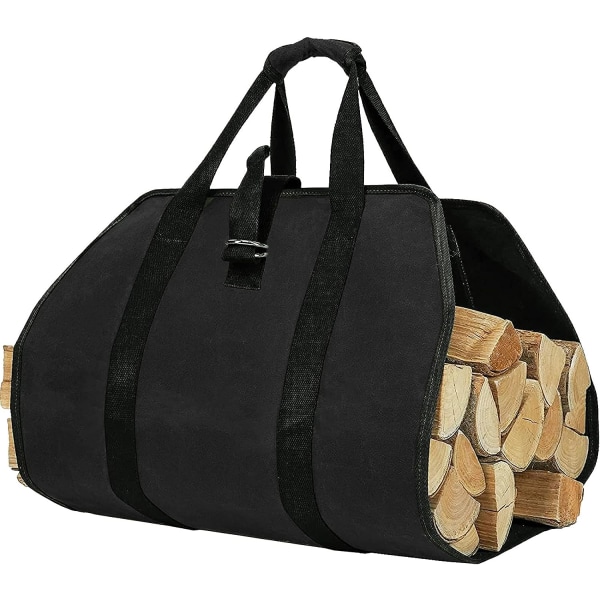 Træ-bæretaske, Canvas Pejs-bjælkepose, vandtæt bjælkevogn