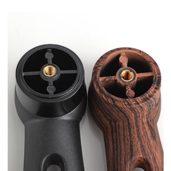 Svart 15 cm (bakelit + PP-bas) individuellt paket + vertikalt scr
