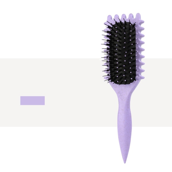 Purple Curly Hair Brush - Bounce Curl Brush, Define Styling Brush