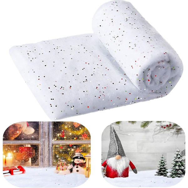 Kunstig sne til jul, rulle med kunstig sne til jul