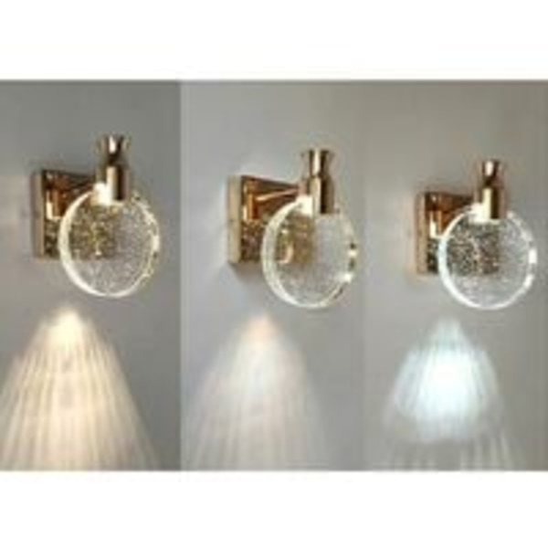 Krystallvegglampe, luksuriøs nordisk stil innendørs vegglampe, Creat