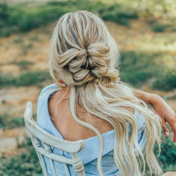4 sæt 8 stk. hårstyling clips Ponytail Maker Styling