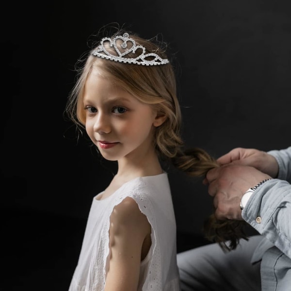 1 st Queen Crown Princess Crown för barn Födelsedag Crown Little