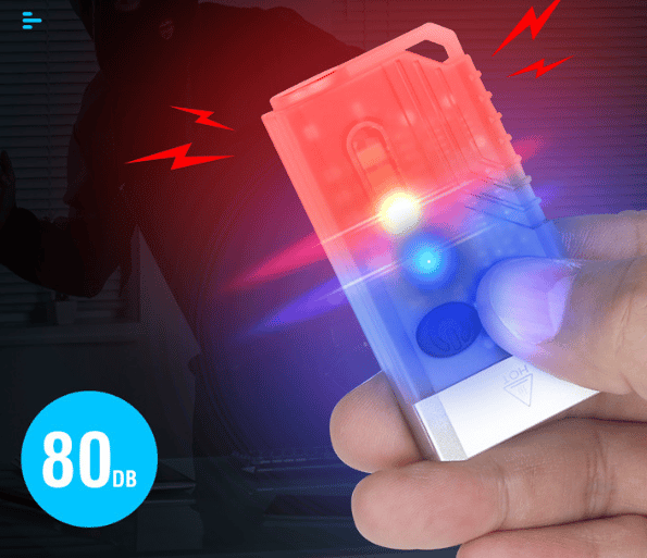 Valkoinen, mini LED-taskulamppu, 1000 lumenin avaimenperä taskulamppu 8