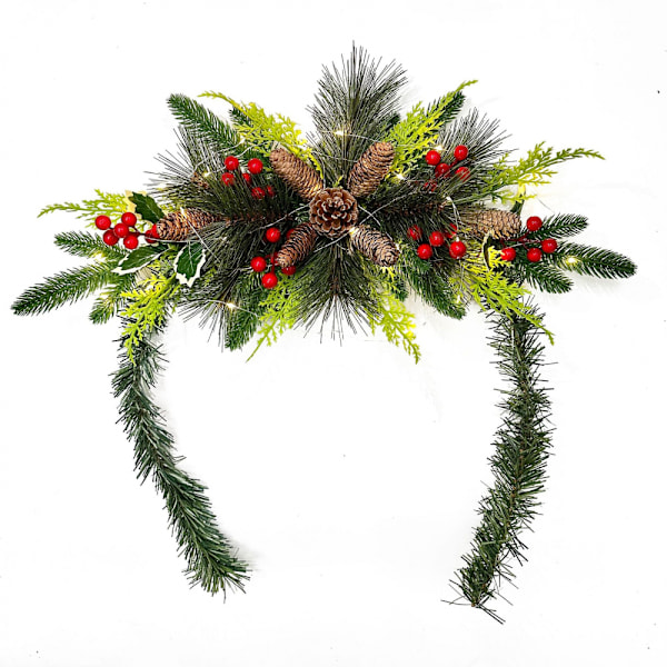 80cm Tekojoulukuusi Garland Postilaatikko Garland Simulaatio Mänty