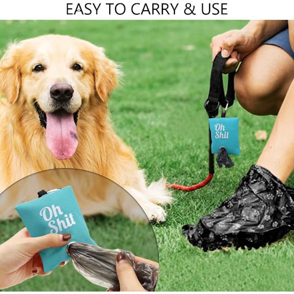 2 färger Poop Bag Dispenser, Bärbar Koppelhållare, Med Metall Cl