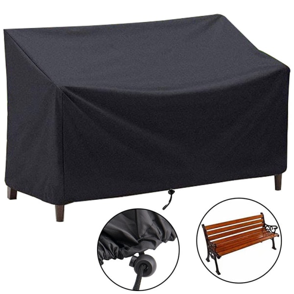 3 trädgårdsbänkskydd, 3 platser 162x66x89cm vattentät och UV-resistent