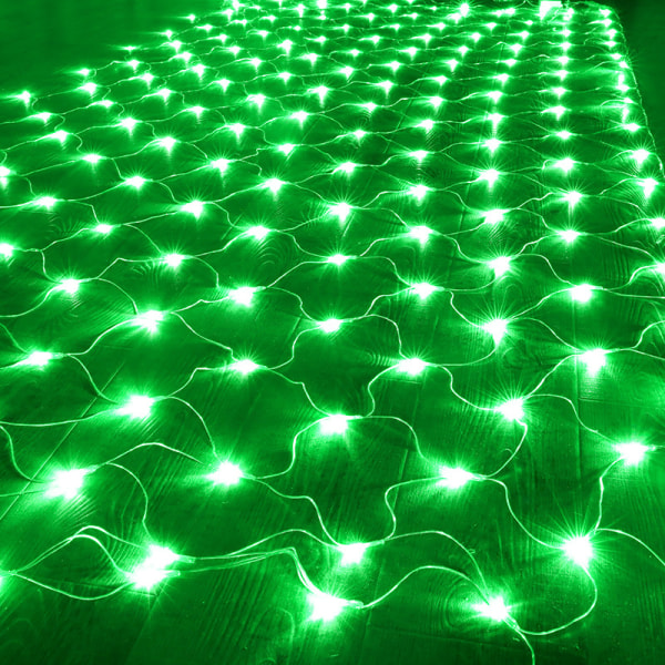 Solar Net Lights, 3m x 2m Net Solar String Lights, vedenpitävä Sol