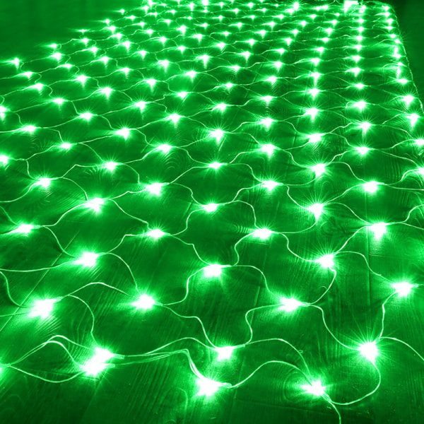 Solcelle Net Lights, 3m x 2m Net Solcelle Lyskæde, Vandtæt Sol