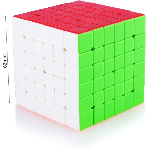 6x6 Speed ​​​​Rubik's Cube 6x6x6 No Sticker Magic Puzzle Rubik's Cu