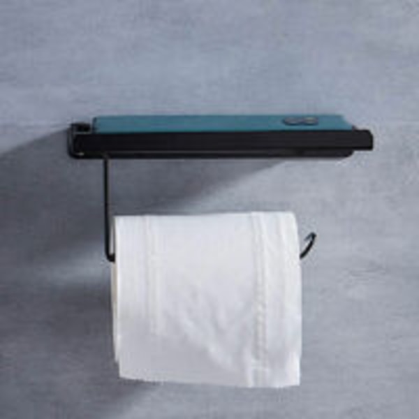 Toalettpapirholder med mobiltelefonholder, toalettpapirholder w