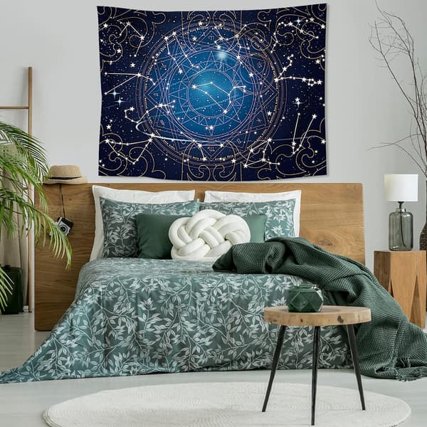 1 stk 130 x 150CM Stjernebilde Veggteppe Astro Stjernebilder