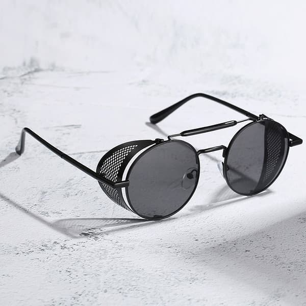 Mustat Good Omens Devil Crowley David Tennant aurinkolasit Cosplay P