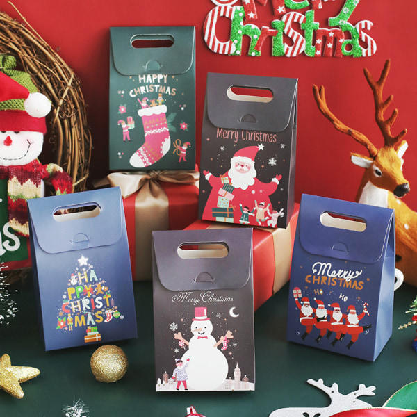 Julbox 12 st Snöflinga Krispiga kex Färgbox Chris