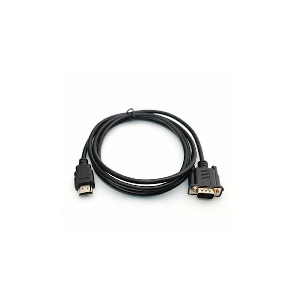 HDMI-VGA-muunnin 1080P HDMI-VGA-kaapeliadapteri 1,8 m