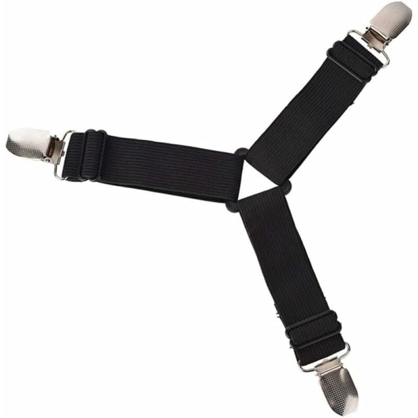 Lakanlakan Rem 4 Stycken Spänd Lakan Tie Triangle Elastisk Mattr
