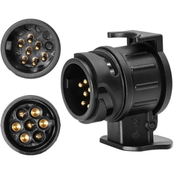 Adapter 13-polet til 7-polet til anhænger 13-polet stik