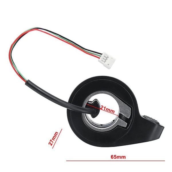 Universal sort gasgreb i sort til Xiaomi M365/Pro/Pro 2