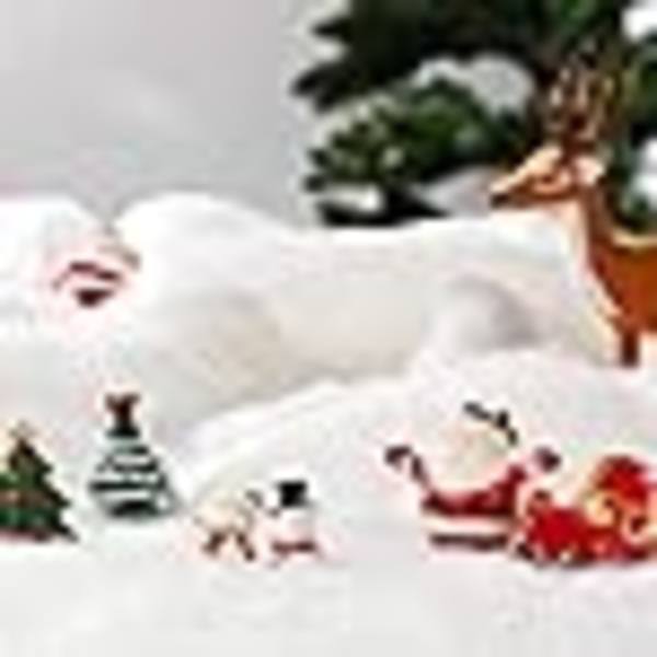 1 * 1,5 m kunstig snøteppe til jul