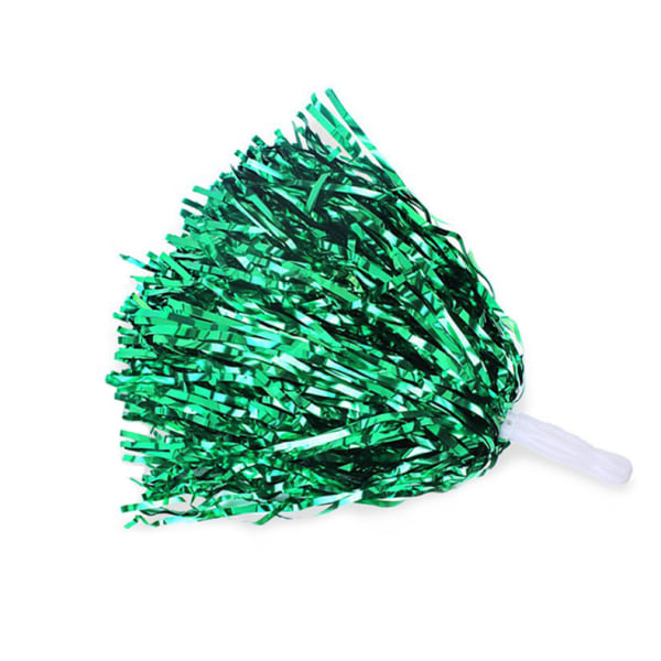 Green Cheerleading Pompoms, Cheerleader Pompoms, Cheerleader Pomp