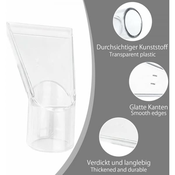 2 st dammsugarmunstycke med vattenmunstycke