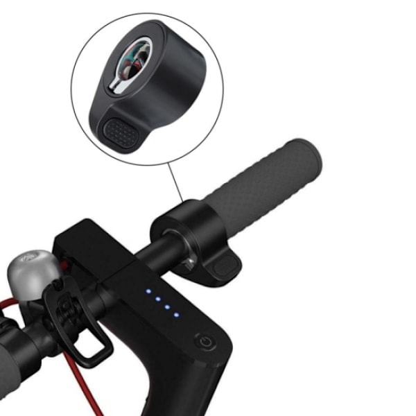 En universell svart gasspjäll för Xiaomi M365/Pro/Pro 2