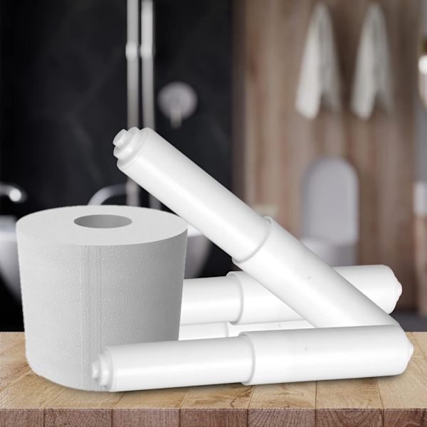 2 kpl jousi wc-paperitelineitä telanvaihtoon, valkoinen