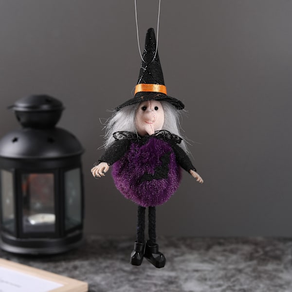 4 Halloween Bar Dekorasjon Gresskar Heks Dukke Anheng Halloween P