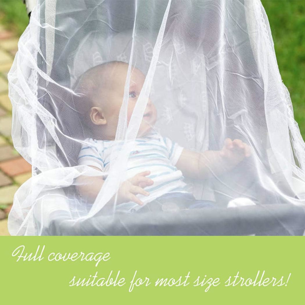 Myggnetting for barnevogn, universell myggnetting for barnevogn, reise seng