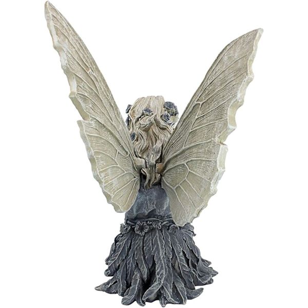 Tudor og Turek sittende fe-statuett, 3D utendørsfigurer engel
