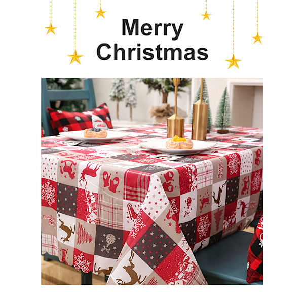 Juleduk, vintertema tre, rektangulær duk