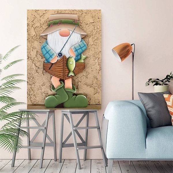 12x16 tuuman jouluaiheinen timanttimaalaus tonttusetti aikuisille, täydellinen