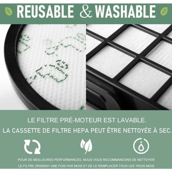 2 stk. udskiftningsfilter til Rowenta X-Trem Power Cyclonic