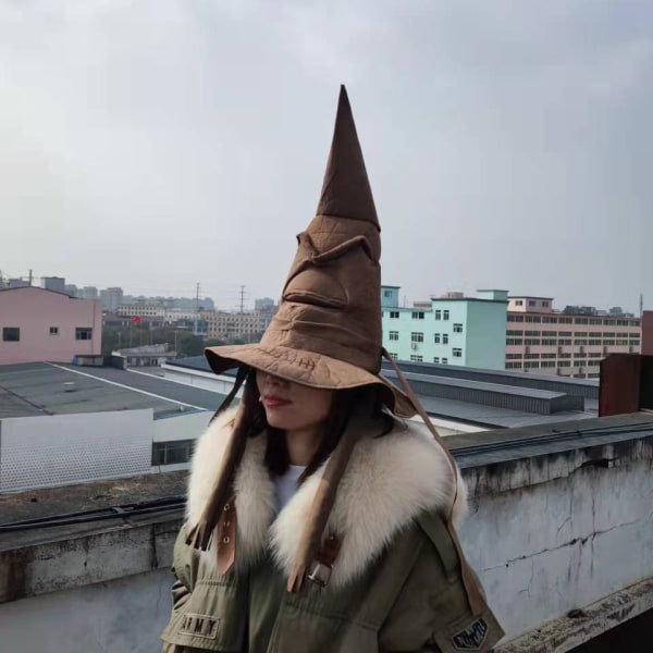 Ny Halloween häxhatt scenatmosfär utklädningshatt