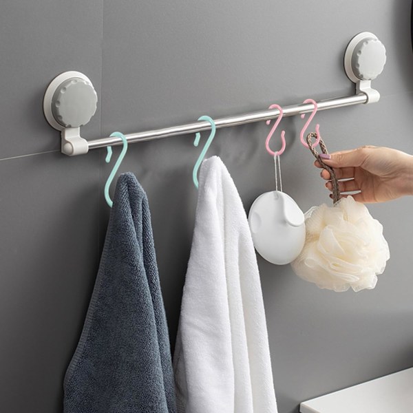 Grønne 16 plastik S-formede ophængskroge, 12 cm multifunktionskrog i S-form