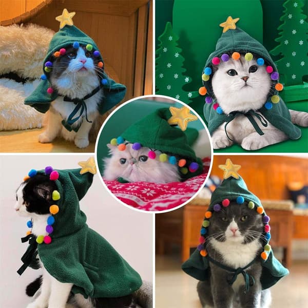Julekattekostume, Julekostume til hund, Julesjal
