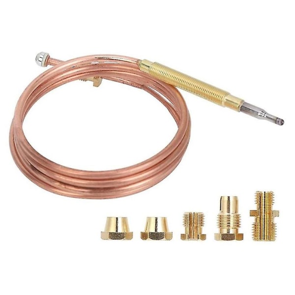 150cm Universal Gas Stove Thermocouple With 5pcs Nuts Heating Gas