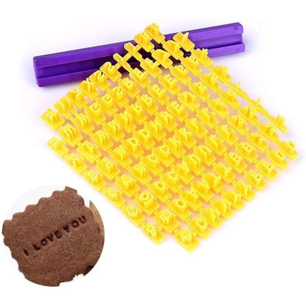 1PC DIY Numero Kirjain Kakku Tulostusmuotti Aakkoset Leimasin Embosser