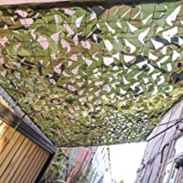Grøn Camouflagenet Rektangulær skygge sejl design camouflage sha