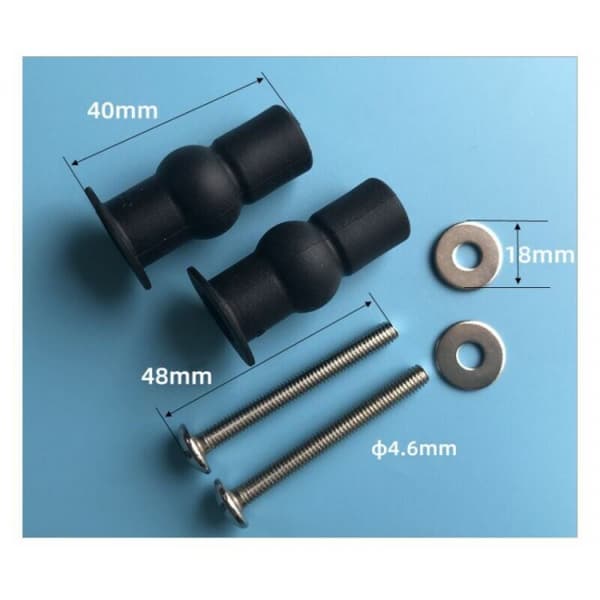 Abattant WC Fixations Charnières Accessoire de fixation pour abat