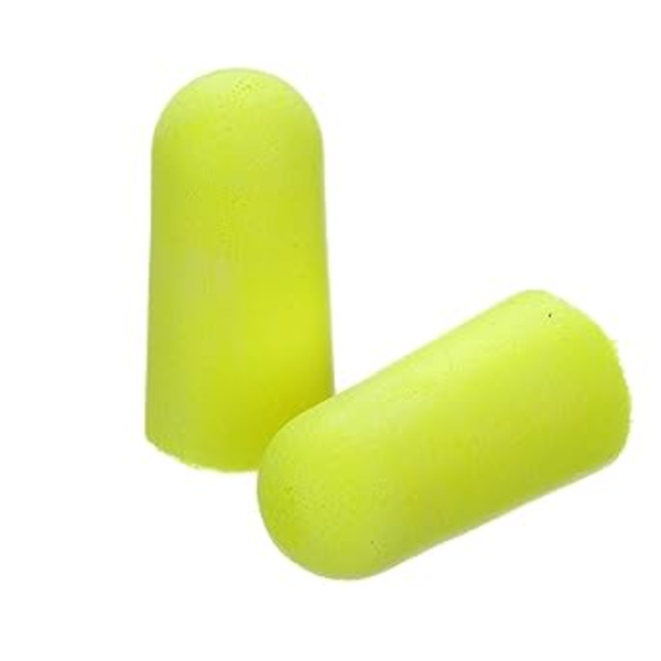 Set med 2 fluo gula öronproppar
