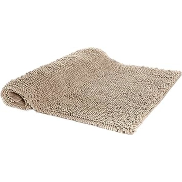 Basics Mikrokuitu Shag -liukumaton kylpymatto, 0,33 x 0,5 m, Beige