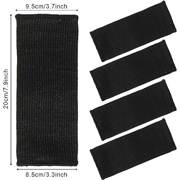 4 st Arm Protection Sleeves för tunn hud blåmärken skärsår och brännskador
