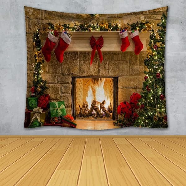 1 st julgobeläng, julgran julspis väggbonad