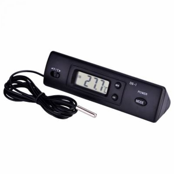 Elektronisk digital LCD-termometer sondsensor trådbunden kylskåp