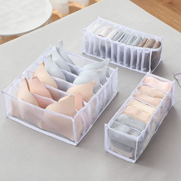 Foldbar Skuffeorganizer - 1 Styk Underundertøj Opbevaring, Kommode Cl